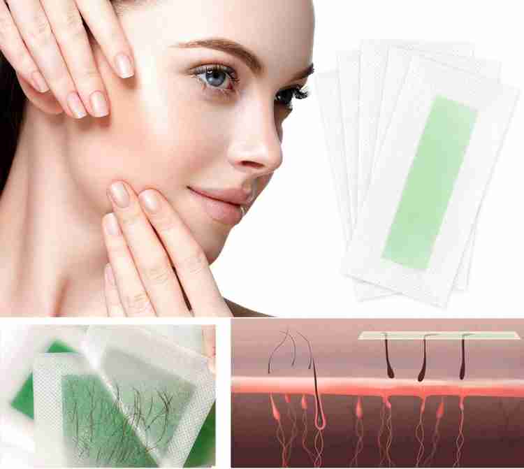 Yuency Wax Strips Disposable Waxing Strips Hair Removal Wax Strip