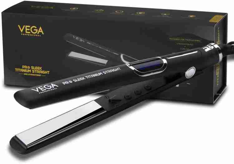 Vega Professional Pro Sleek Titanium Hair Straightener with 20 Sec Ultra Fast Heat Up VPPHS 02 VPPHS 02 Hair Straightener Vega Professional Flipkart