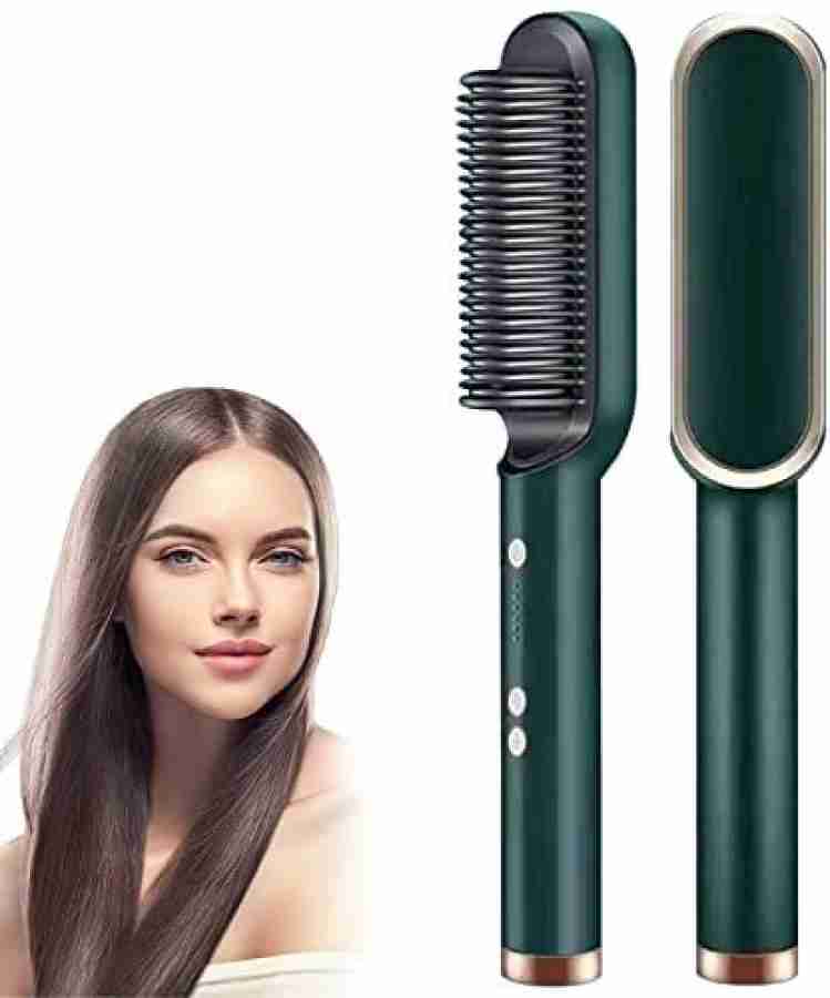 VNZ Electric Hair Straightener Brush Quick Iron Hot Comb Hair Straightener Brush vnz Flipkart