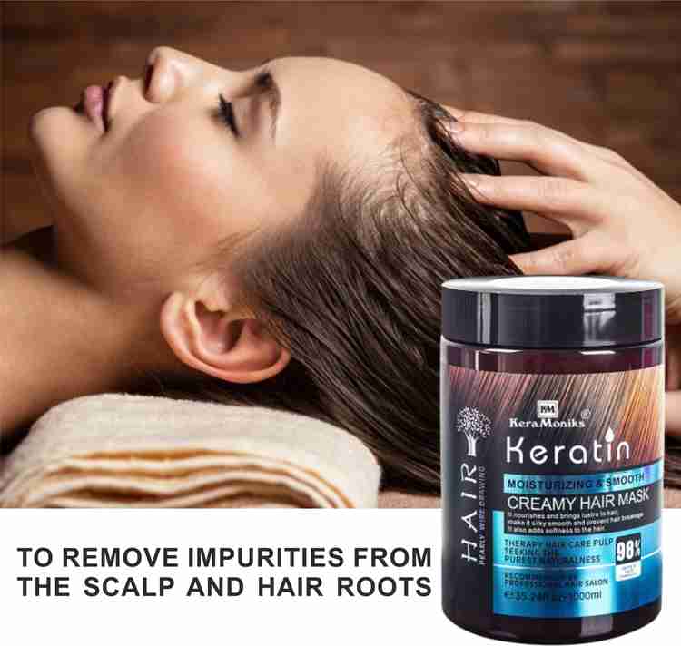 KERAMONIKS PROFESSIONAL Keratin Hair Mask For Intense Damaged Hair Repair Like salon Spa Price in India Buy KERAMONIKS PROFESSIONAL Keratin Hair Mask For Intense Damaged Hair Repair Like salon