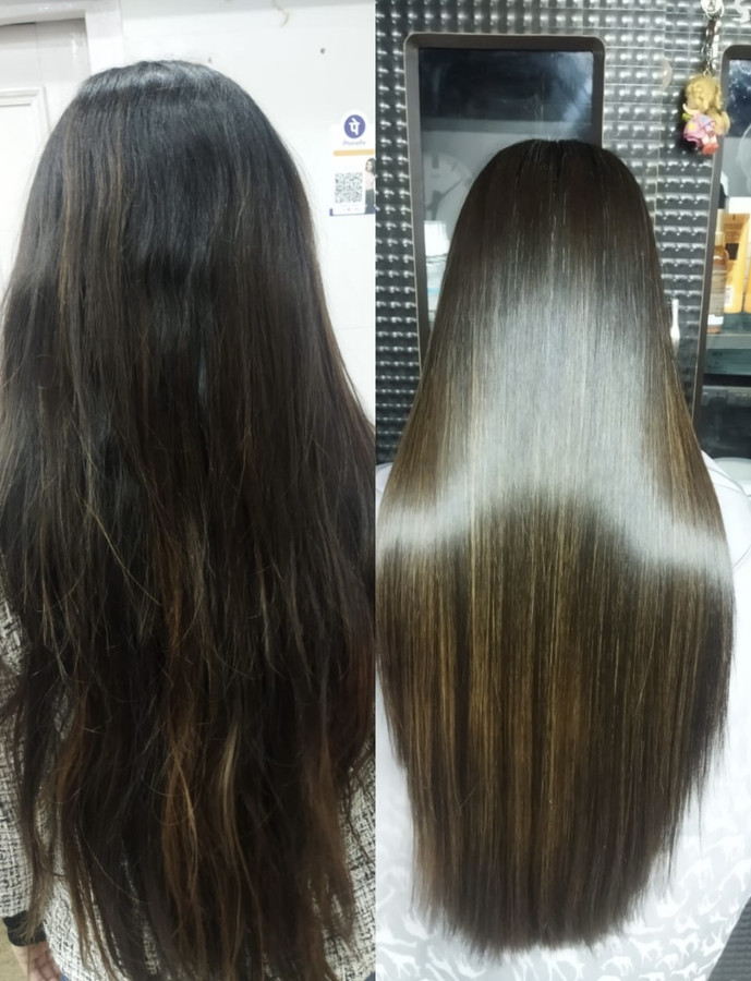 Brazilian Hair Hair Straightening Temporary Cost Keratin Treatment