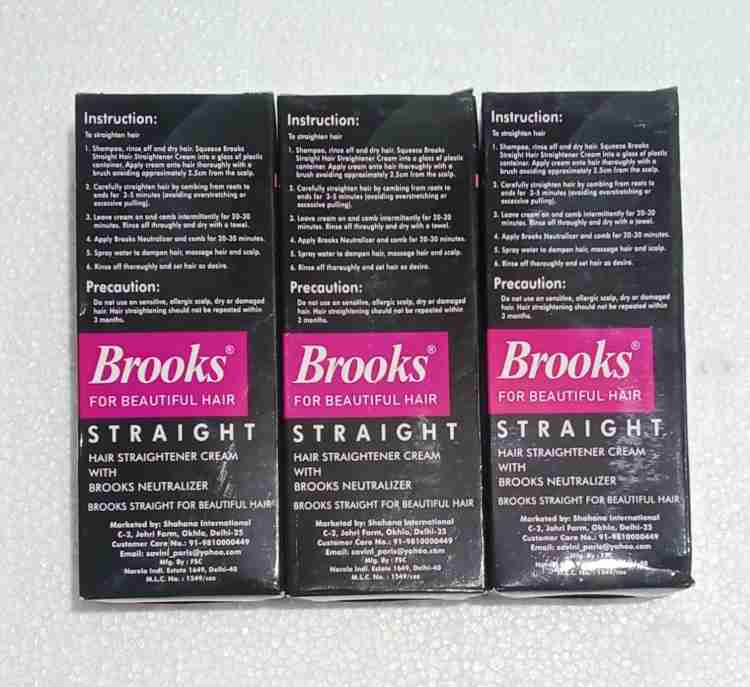 Brooks hair shop straightener cream price