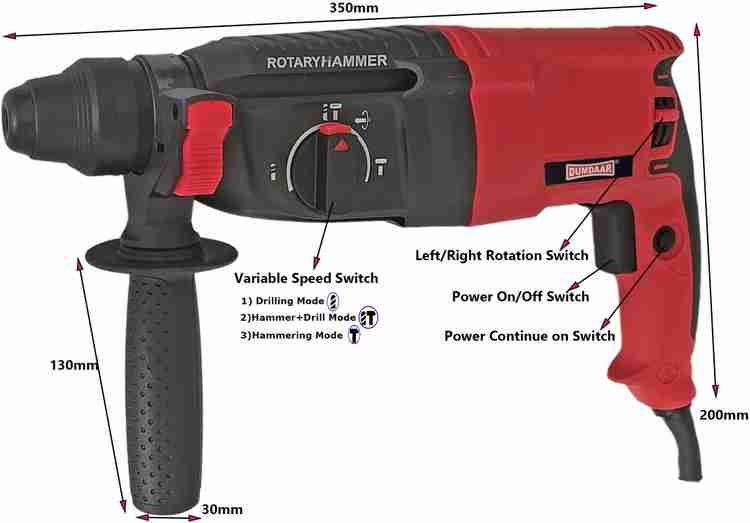 Advance hammer store drill machine
