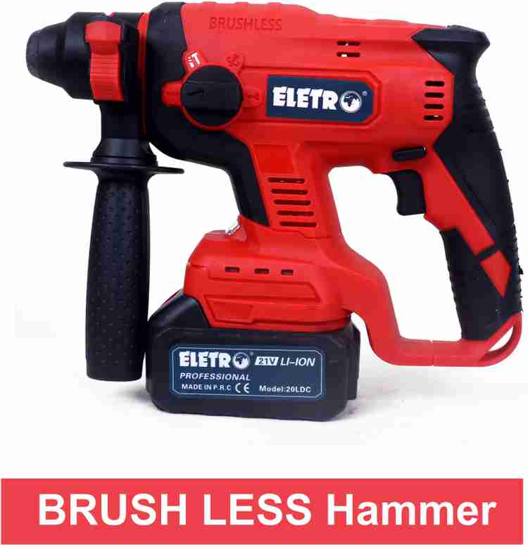 Cordless hammer drill sales with 2 batteries