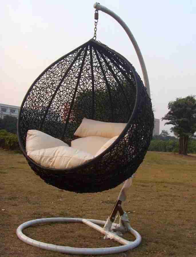 UrbanEscape Garden Balcony outdoor swing chair with stand Iron Large Swing Price in India Buy UrbanEscape Garden Balcony outdoor swing chair with stand Iron Large Swing online at Flipkart