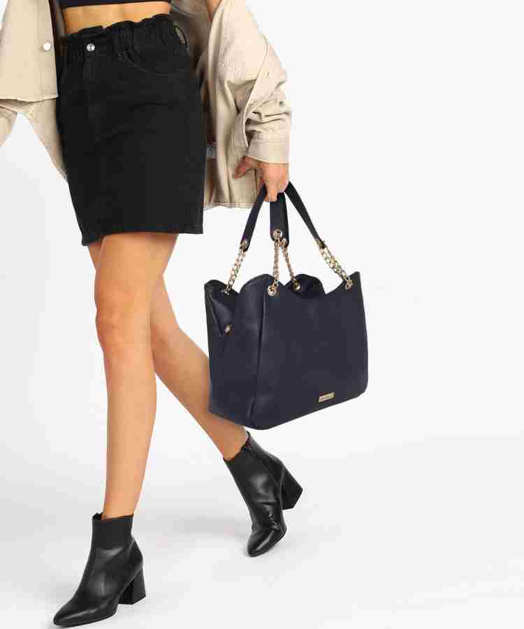 Buy Dressberry Women Blue Shoulder Bag Navy Blue Online Best Price in India Flipkart