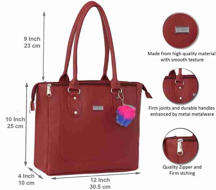 Anaya Maroon Green Shoulder Bag Combo Hand bags for girls stylish ladies purse party wear women bag maroon Price in India Flipkart