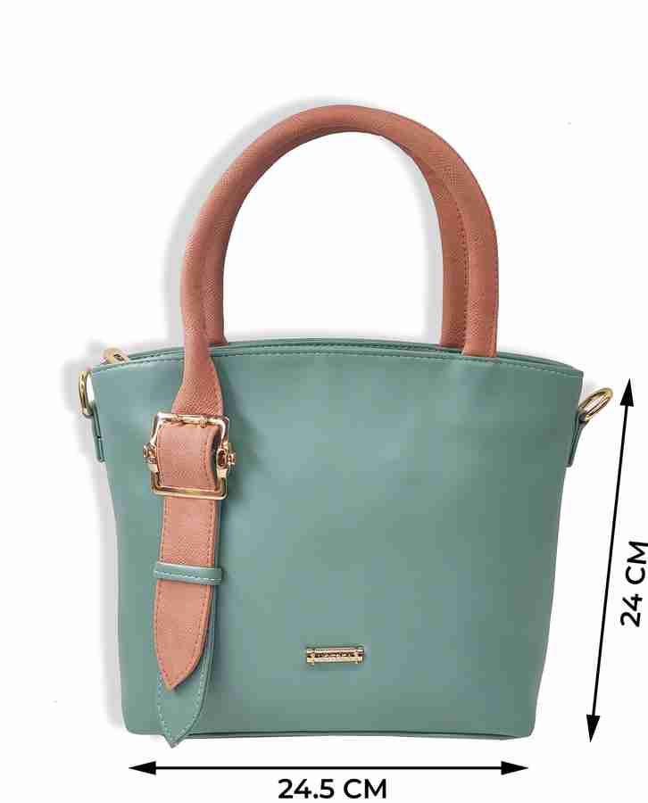 Buy Hot Sea Women Green Hand held Bag GREEN Online Best Price in