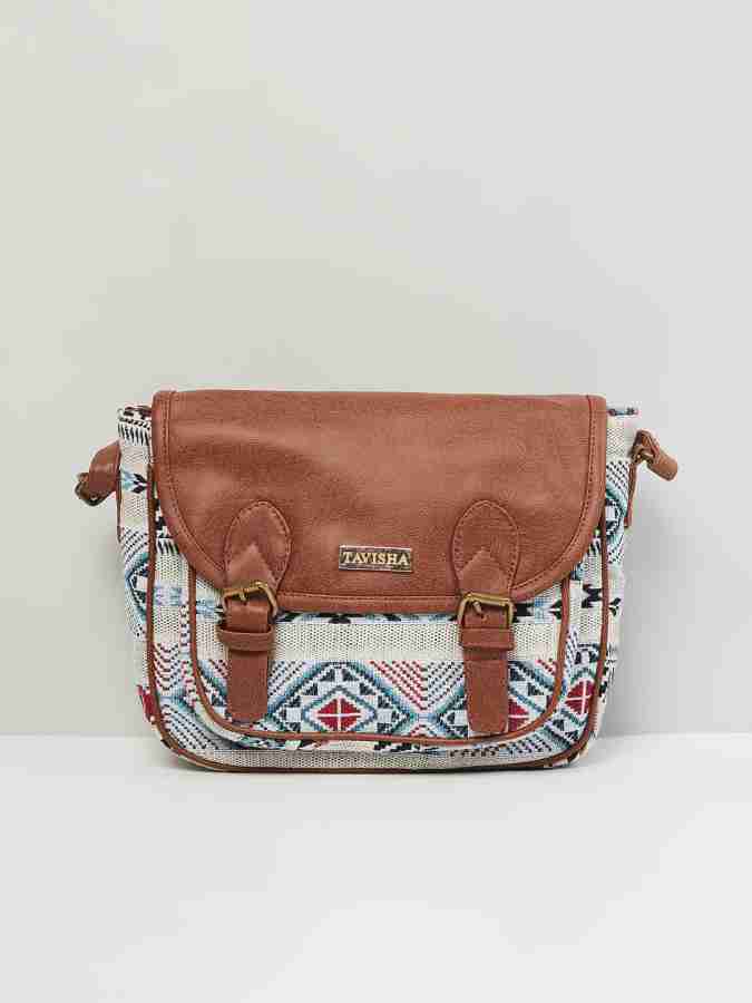 Buy MAX Women Brown Sling Bag TAN Online Best Price in India Flipkart