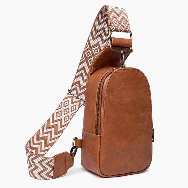 ELEPHANTBOAT Brown Sling Bag Women Cross Body Chest Bag Phone Bag Pure Color PU Bag for Women Shoulder Bag Brown Price in India Flipkart