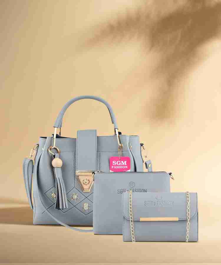 Buy SGM Fashion Women Grey Shoulder Bag Light Grey Online Best