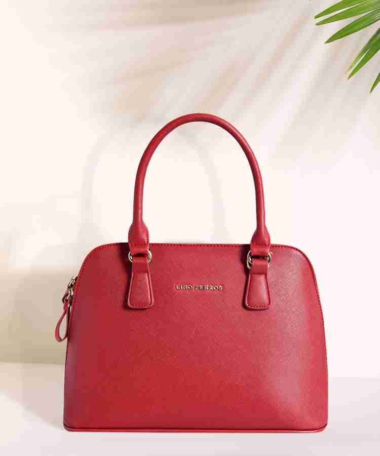 Lino perros online red handbag