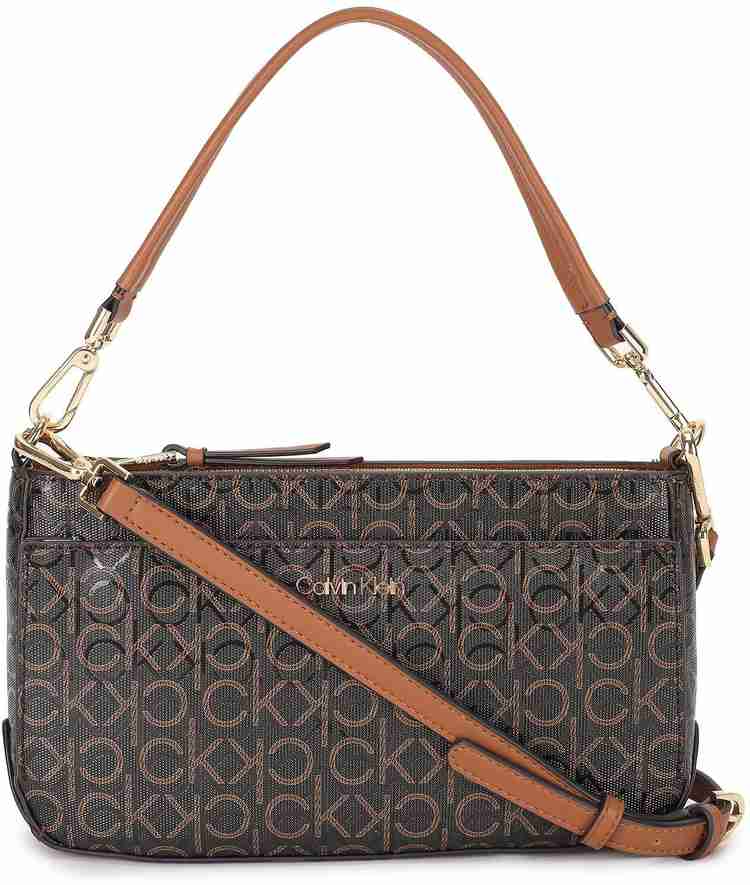 Buy Calvin Klein Women Brown Sling Bag Brown Online Best Price in India Flipkart