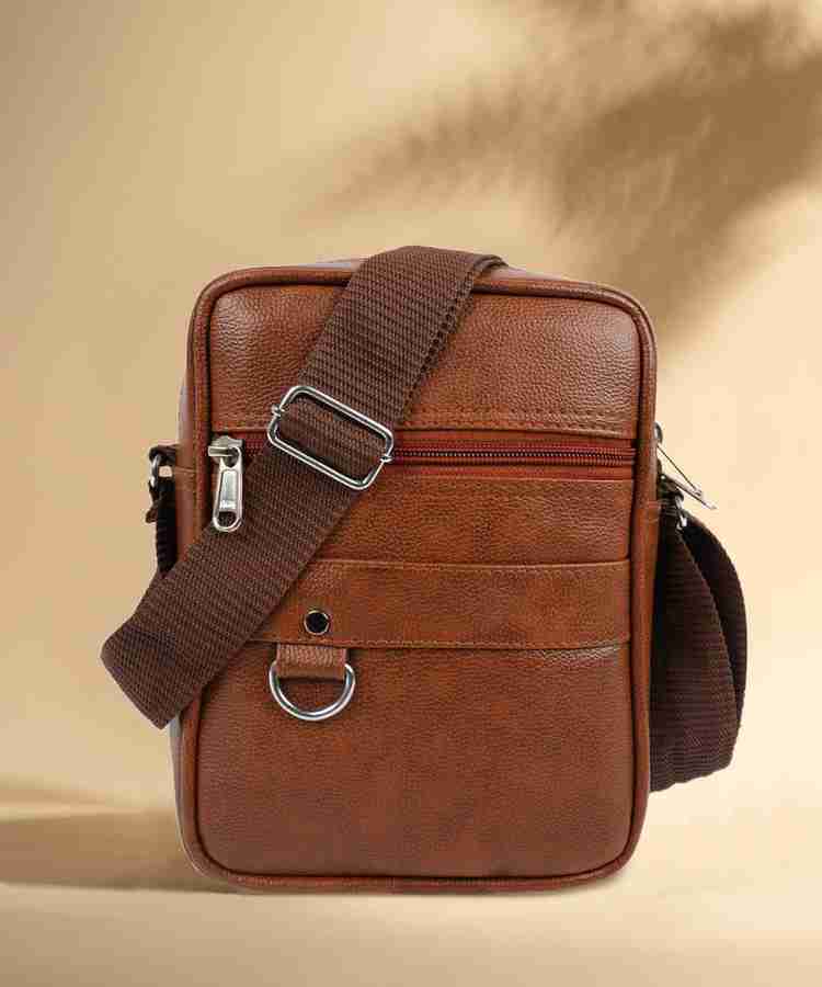 Buy ZipCraze Men Tan Messenger Bag Tan Online Best Price in India Flipkart