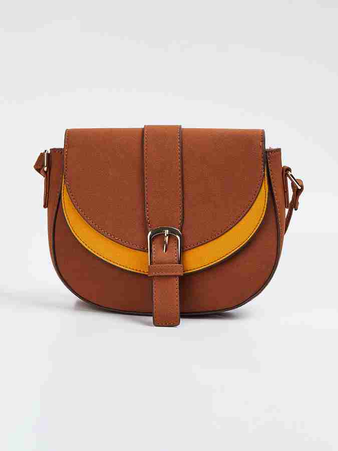 Buy MAX Women Brown Sling Bag BROWN Online Best Price in India Flipkart