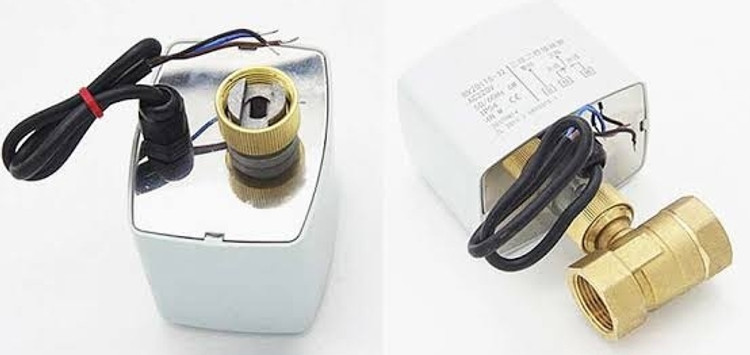 1-1/4'' 2 Way Brass Motorized Ball Valve With Manual Overr