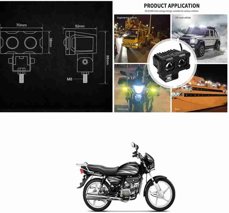 PRTEK LED Headlight for Hero Splendor Plus Price in India Buy