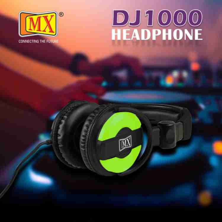 MX Value On Ear DJ Headphones with Swivelling Ear Cups Included