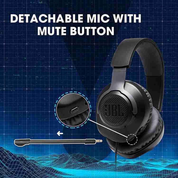 JBL Quantum 100 Wired Over Ear Gaming Headphones with mic for PC Mobile Laptop PS4 Wired Gaming Price in India Buy JBL Quantum 100 Wired Over Ear Gaming Headphones with mic for PC Mobile Laptop PS4 Wi...