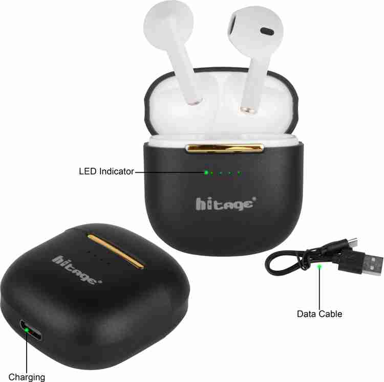 Hitage TWS 78 Flora Series Earbuds Bluetooth V5.3 Touch Operation 10 mm Driver Bluetooth Headset