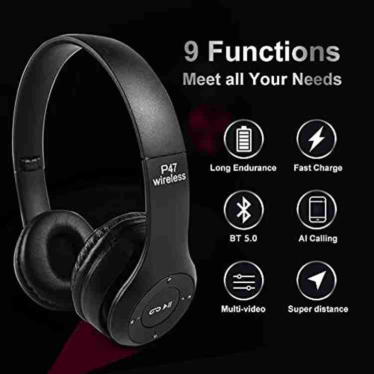 BAGATELLE Wireless Portable Sports Headphones Stereo Memory Card Bluetooth Headset Bluetooth Gaming Price in India Buy BAGATELLE Wireless Portable Sports Headphones Stereo Memory Card Bluetooth Headse...