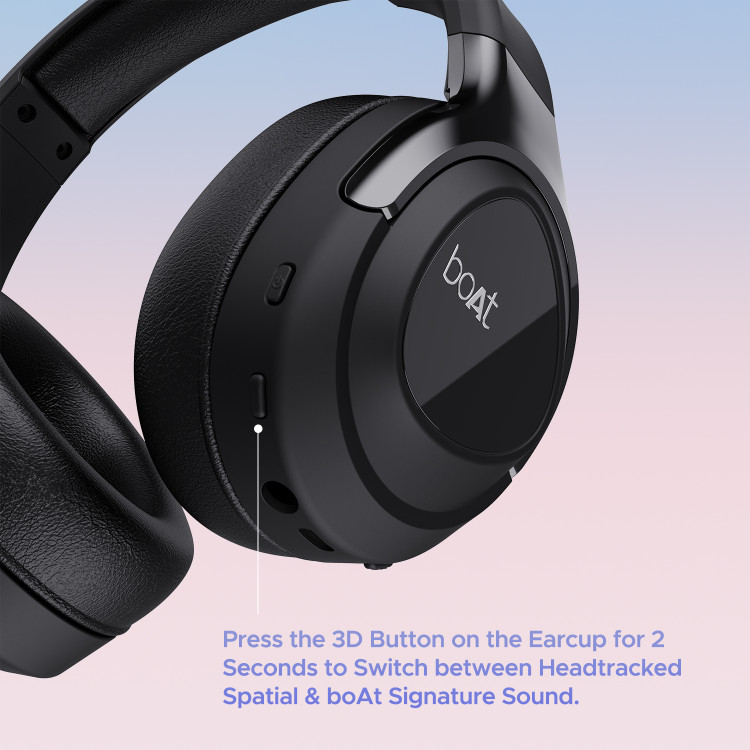 Boat Rockerz Boat Nirvana 1007 Anc Features Bluetooth Headphones