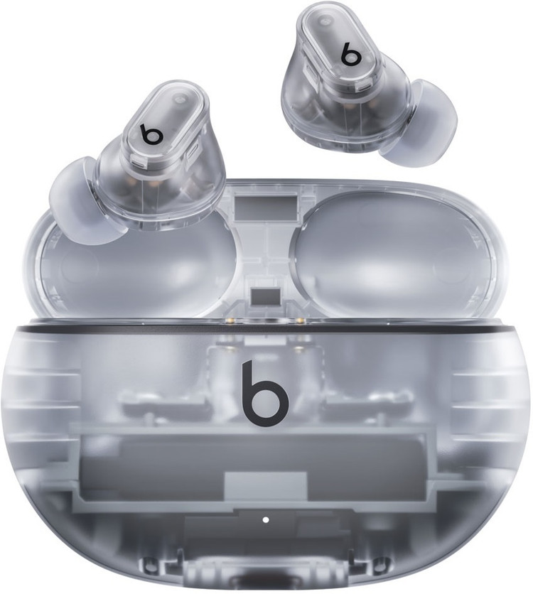 [美品 純正] Beats Studio Buds + トランスペアレント 美品】トランスペアレントBeats Studio Buds +【充電ケース