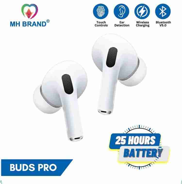 MH BRAND Buds Pro Earbuds Wireless Bluetooth for IOS and Android Phone Bluetooth Headset Bluetooth Price in India Buy MH BRAND Buds Pro Earbuds Wireless Bluetooth for IOS and Android Phone
