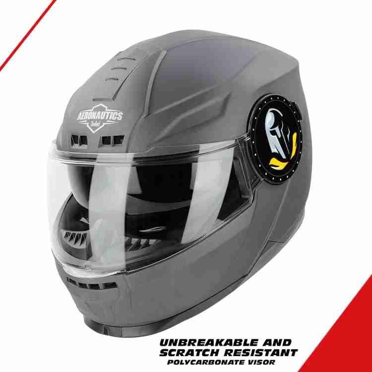 Steelbird SBH 40 ISI Certified Full Face Helmet for Men and Women with Inner Sun Shield Motorbike Helmet