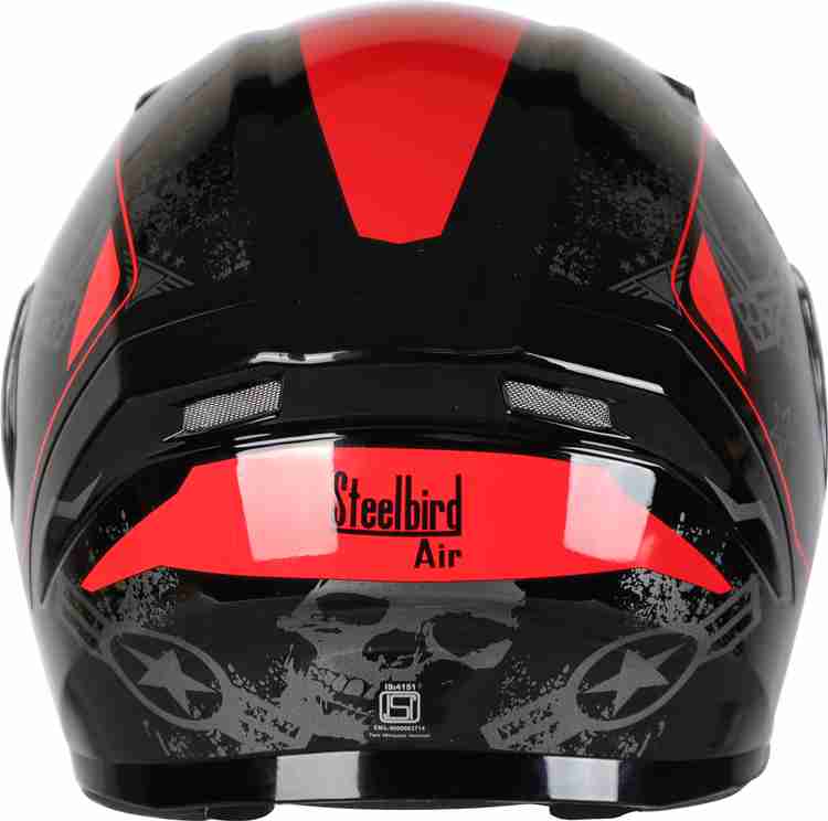 Steelbird red helmet hotsell