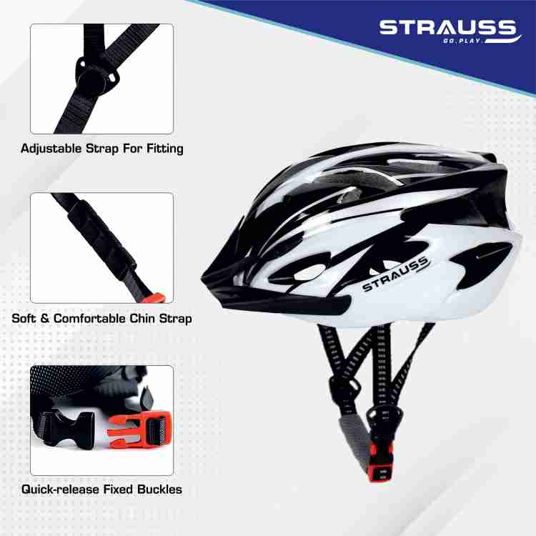 Strauss Adjustable Cycling Helmet Cycle Helmet Bicycle Helmet For Boys Adults Cycling Helmet