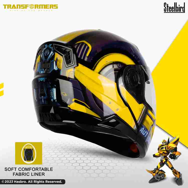 Steelbird SBA 7 Transformers Bumblebee ISI Certified Flip Up Helmet for Men Motorbike Helmet Buy Steelbird SBA 7 Transformers Bumblebee ISI Certified Flip Up Helmet for Men Motorbike Helmet Online at ...