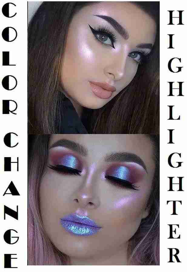 BLUEMERMAID PROFESSIONAL COLOR CHANGE SHIMMER BLUE HIGHLIGHTER FOR