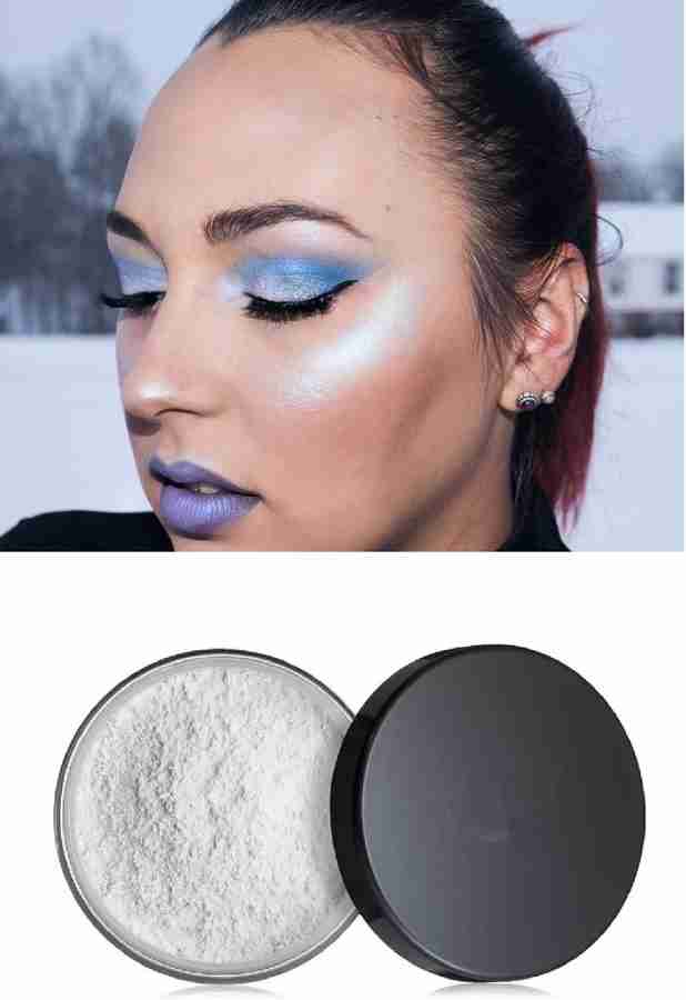 Blue outlet highlighter makeup