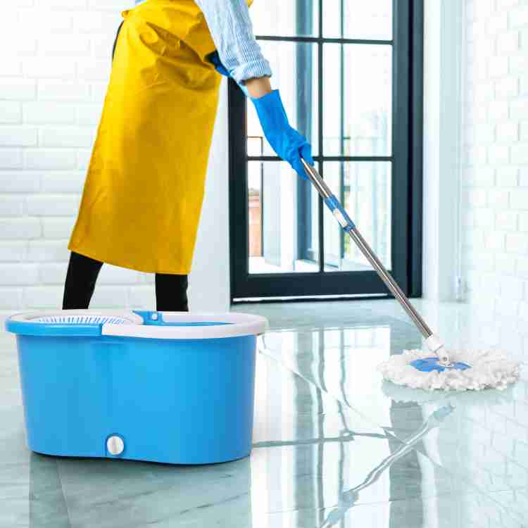 Qozent Floor Cleaning Mop with Bucket, pocha for Floor Cleaning