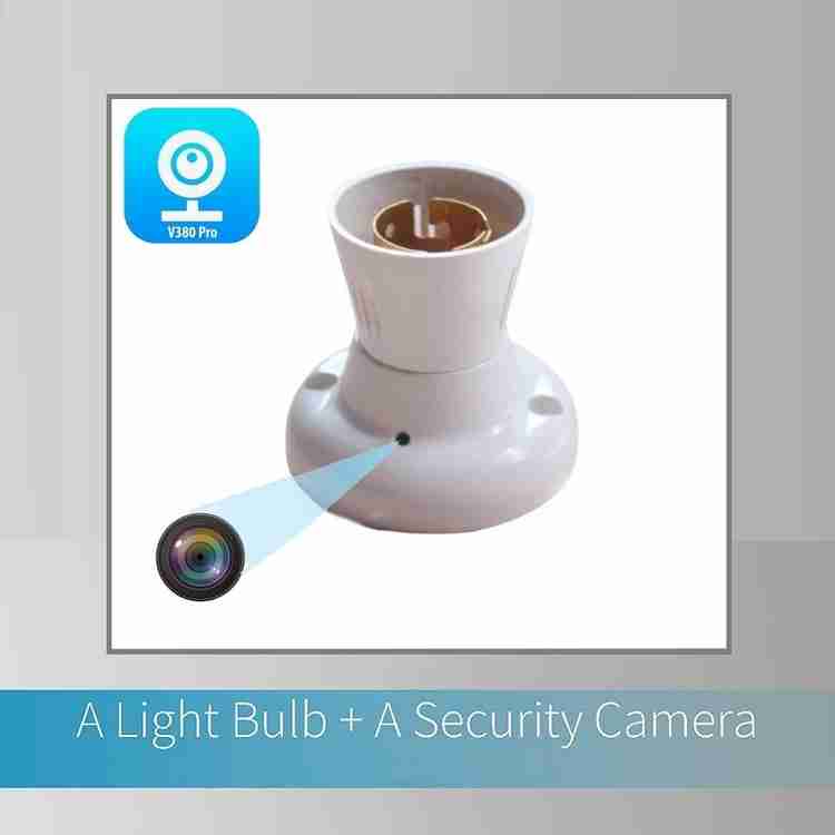 Hidden camera in bulb hot sale holder