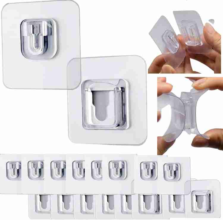 CHARVILASE Double Sided Adhesive Wall Hooks for Hooks for Wall