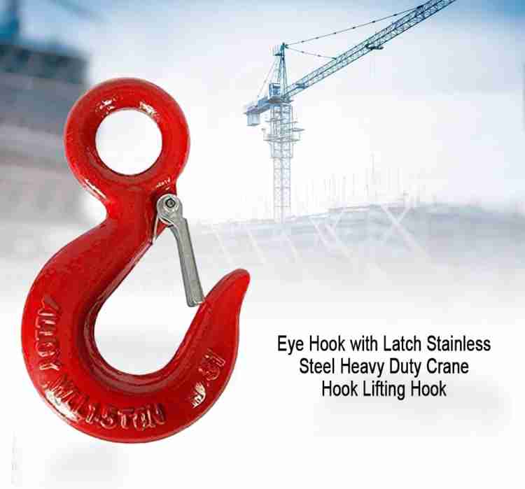 B K Jagan and Co Eye Hook with Latch Stainless Steel Heavy Duty 3 TON Swivel  Hook 1 Price in India - Buy B K Jagan and Co Eye Hook with Latch
