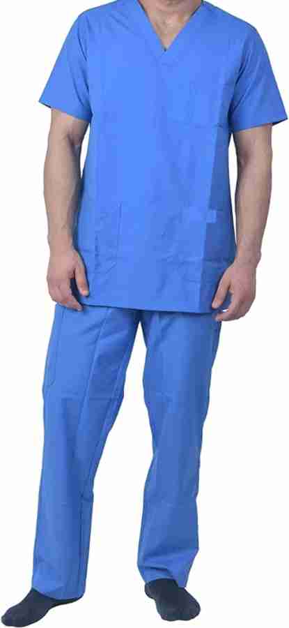 Tachiuwa Nursing Outfit Scrub Set with Pockets, Nurse Top Pants,  Comfortable Workwear for Black XS 