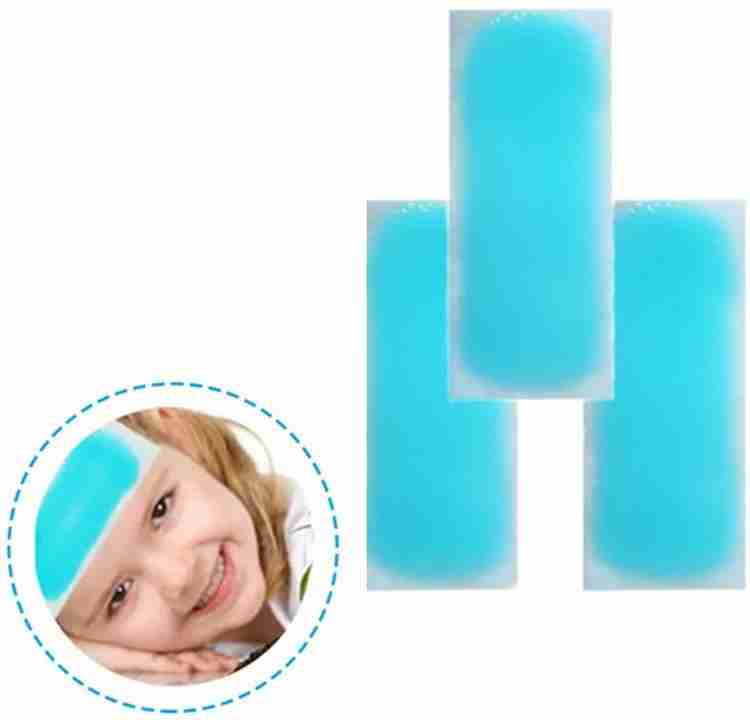 ACU CHECK Small Gel Ice Packs 4 Pack with Cloth Backing Soft Cold