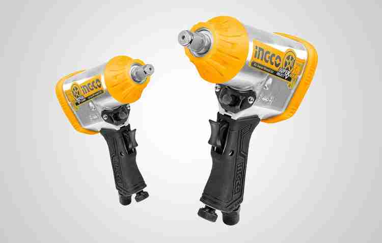 LOOKCHA Ingco Air Impact Wrench reverse forward Speed with 10Pcs