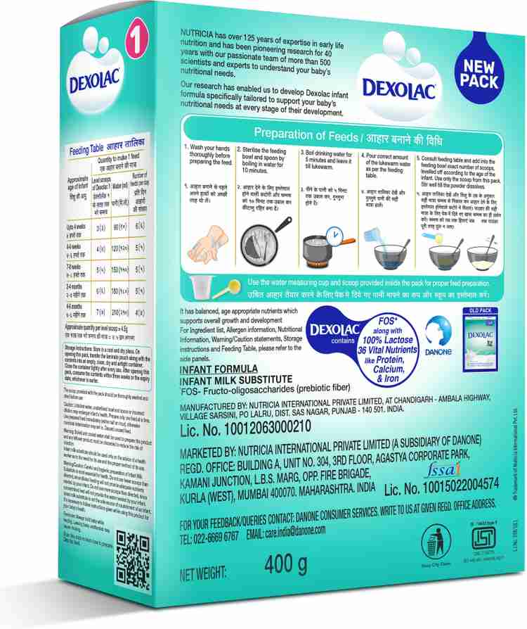 DEXOLAC Stage 1 Infant Formula Milk powder for Babies Price in