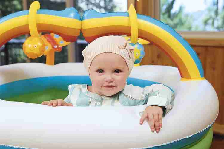 Inflatable pool baby playpen 2025