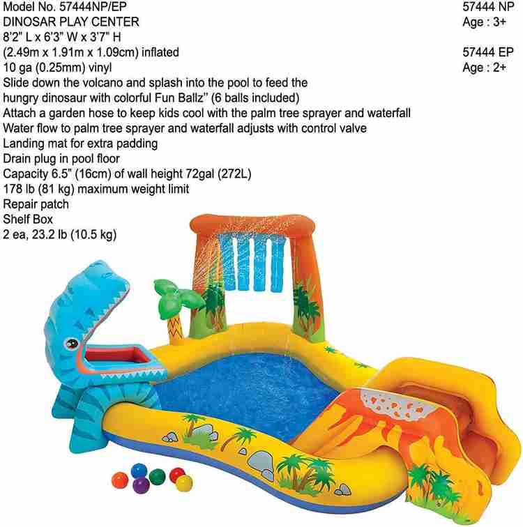 Dinosaur play pool best sale