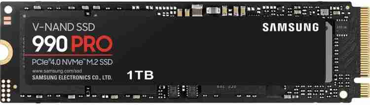 SAMSUNG 990 PRO 1 TB Laptop, Desktop Internal Solid State Drive (SSD)  (MZ-V9P1T0BW) - SAMSUNG 