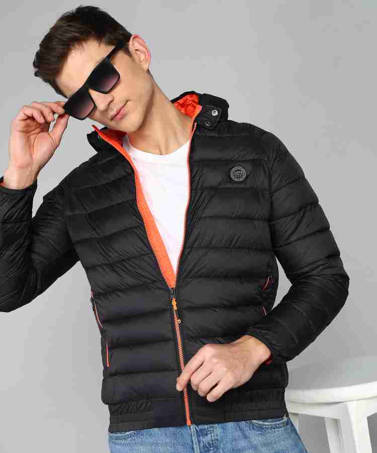 Mens black puffer jacket cheap no hood