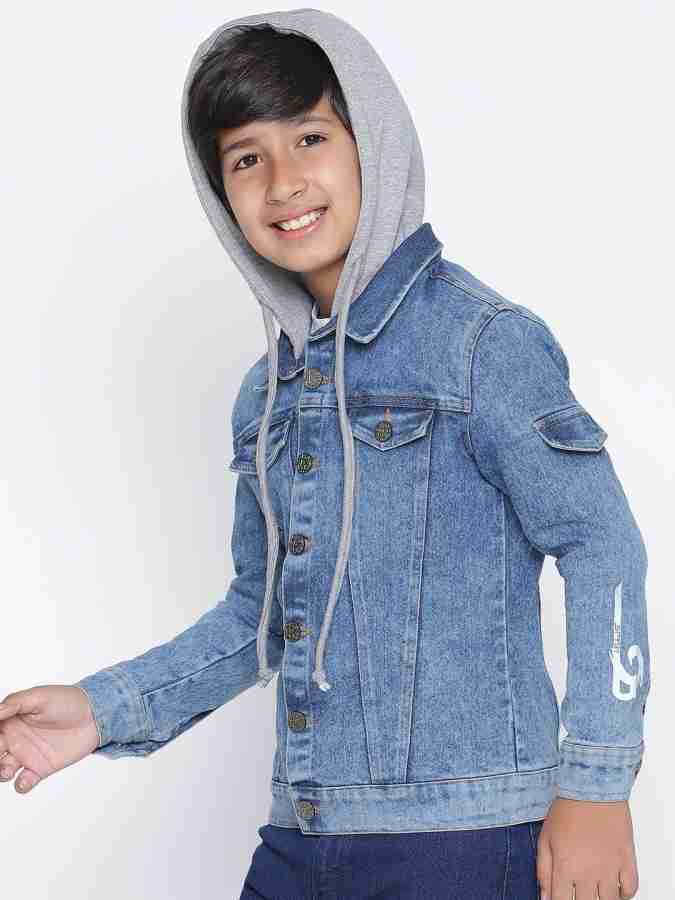 Boys 2024 denim hoodie