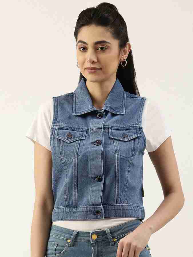 FOREVER 21 Sleeveless Solid Women Jacket Buy FOREVER 21