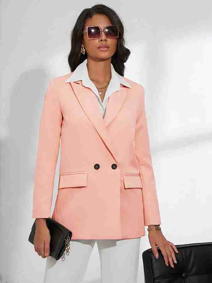 KOTTY Solid Double Breasted Casual Women Blazer Buy KOTTY Solid Double Breasted Casual Women Blazer Online at Best Prices in India Flipkart