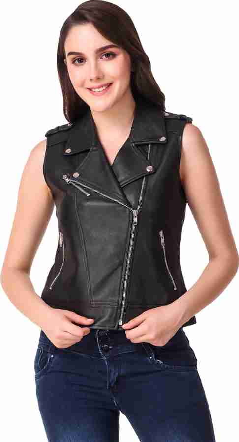 Flipkart ladies leather jacket best sale